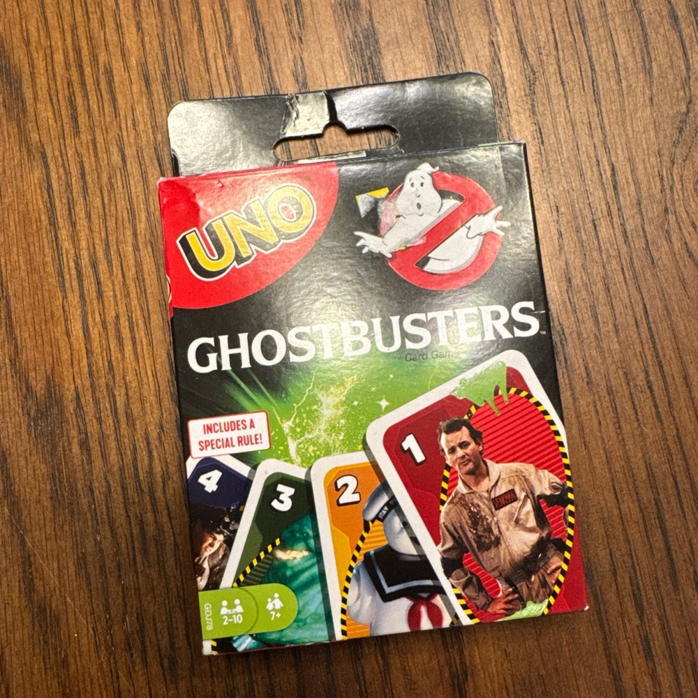35 year anniversary Mattel UNO Ghostbusters Complete Card Game GDJ78 2-10 2018